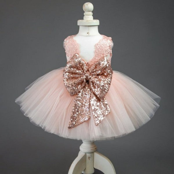 Tulle Ball Gown Long Sleeve Bling Sequins Short Mini Knee Girls Party Homecoming Dresses      fg409 main image 1