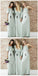 Mismatched Chiffon Light Green Long Bridesmaid Dresses Online, WG211