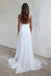 Sexy Backless Unique Casual Cheap Beach Wedding Dresses, WD311