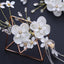Elegant White Flowers Wedding Headpiece, Wedding Headpiece, VB0608