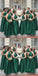 Simple Halter Green Cheap Long Bridesmaid Dresses Online, WG245