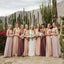Convertiable Cheap Long Tulle Bridesmaid Dresses Online, WG206