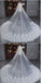 Fabulous Long Lace Applique Wedding Veil For Wedding Party, WV0103
