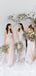 Newest Charming Elegant Mismatched Tulle Long Cheap Wedding Party Bridesmaid Dresses, QB0913