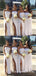 White Strapless Sleeveless Side Slit Satin Long Bridesmaid Dresses, QB0674