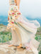 New Arrival V-neck Sleeveless Long Cheap Charming Tulle Cute Wedding Dresses, QB0936