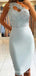 Elegant One Shoulder Mermaid 2019 Lace Short Homecoming Dresses, QB0835