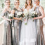 Mismatched Silver Sequin Mermaid Long Bridesmaid Dresses Online, WG306