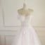Strapless Pale Pink Long Custom Cheap Custom Wedding Dresses, WD308